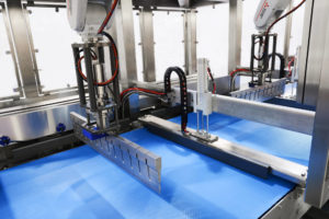Twin Ultrasonic food cutting machine