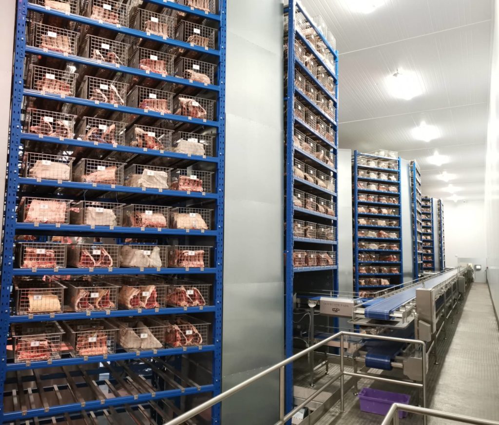 Automated warehouse storage facility